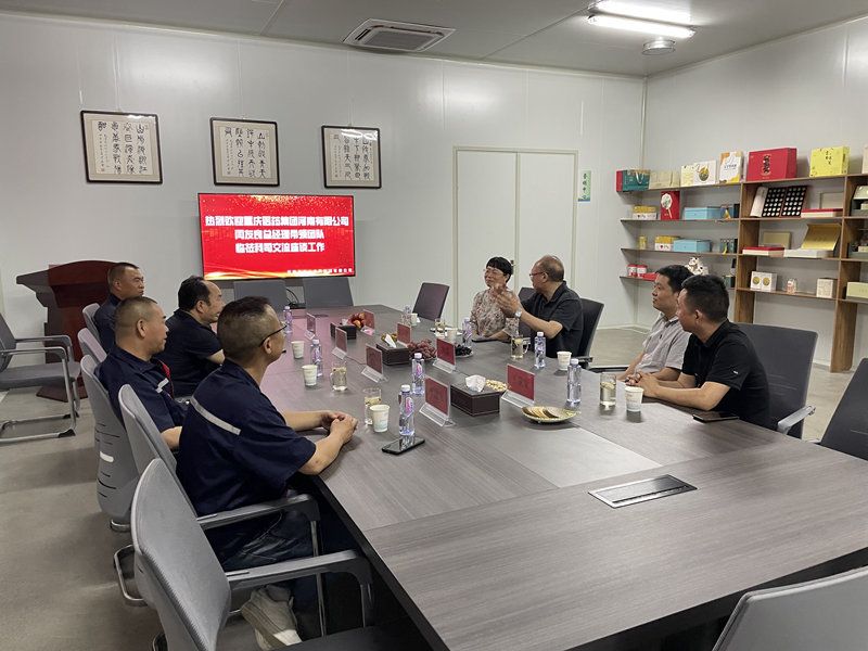 重慶醫(yī)藥到我司業(yè)務洽談